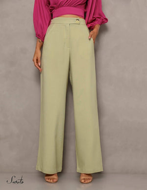 Calça Venice Pantalona Verde