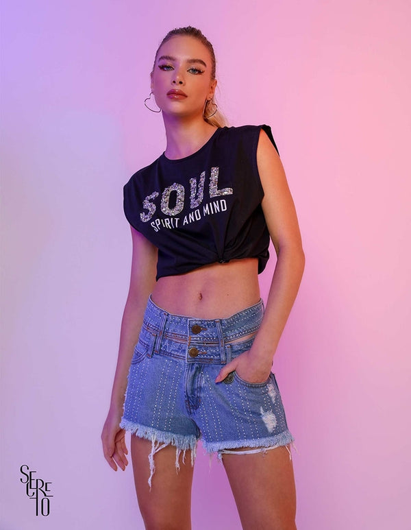 Shorts Cós Duplo Betty Jeans