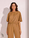 Blusa Erica Pregas Camel