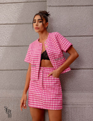 Casaqueto Olivia Tweed Pink