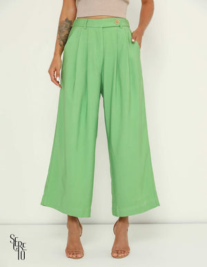 Calça Pantacourt Ceci Verde