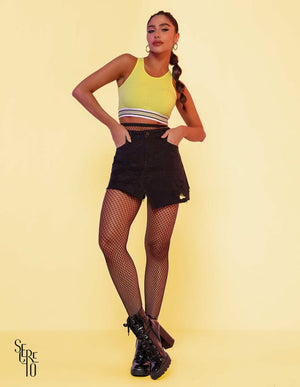 Cropped Sports Canelado Lima