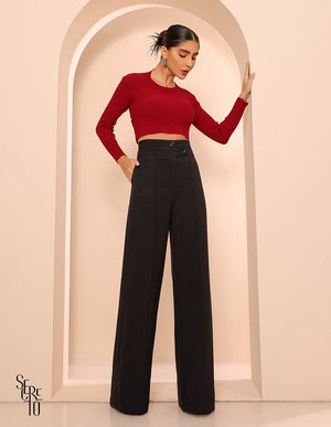 Blusa Dinah Tricô Modal Marsala