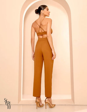 Trijunto Blazer Conjunto Catherine Camel