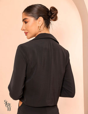 Trijunto Blazer Conjunto Catherine Preto