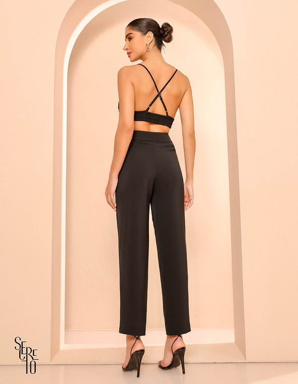 Trijunto Blazer Conjunto Catherine Preto