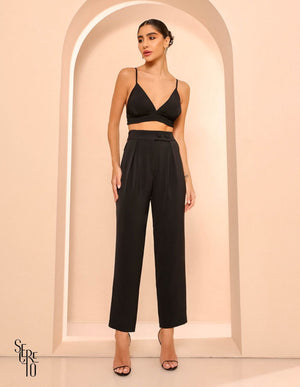 Trijunto Blazer Conjunto Catherine Preto