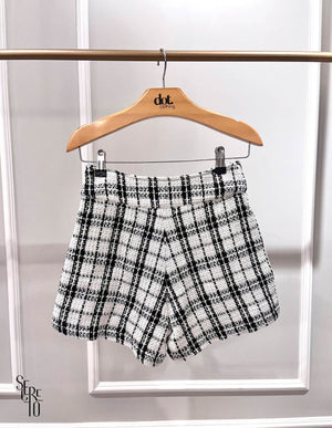 Short Emi Tweed Off White