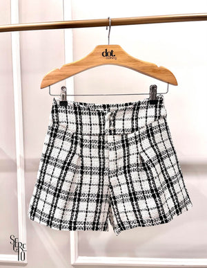 Short Emi Tweed Off White