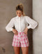 Short Emi Tweed Pink