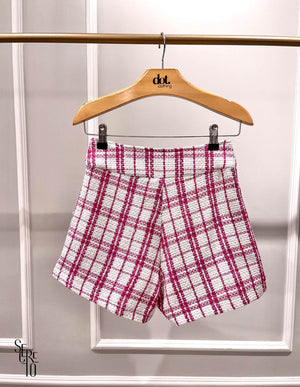 Short Emi Tweed Pink