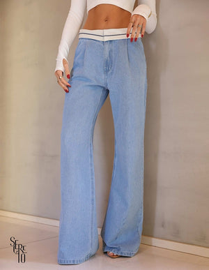 Calça Wide Leg Kaya Jeans