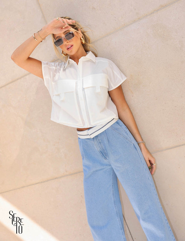 Calça Wide Leg Kaya Jeans