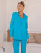 Blazer Alfaiataria Lena Azul Santorini