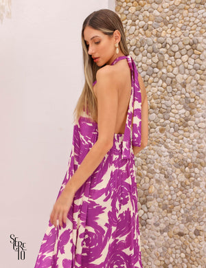 Blusa Aberta Alongada Zayan Fucsia