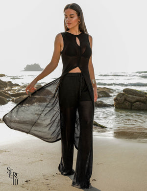 Max Blusa Rayon Sol Preto