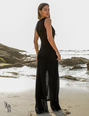 Max Blusa Rayon Sol Preto