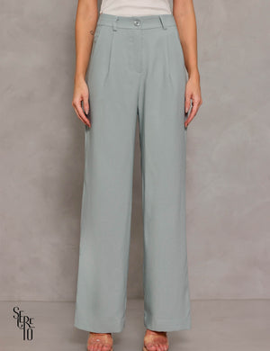 Calça Wide Leg Eloá Azul Celeste