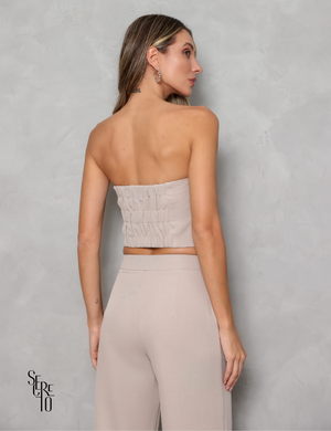 Calça Alfaiataria Giovanna Bege