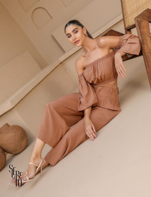 Conjunto Cropped e Pantacourt Mia Camel