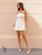 Vestido Curto T.Q.C Balonê Julia Off White