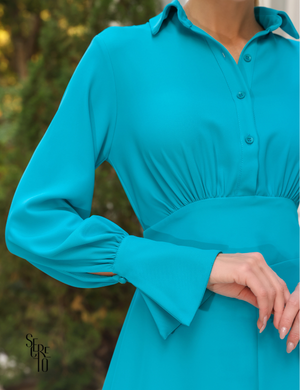 Macaquinho sino azul turquesa Poli