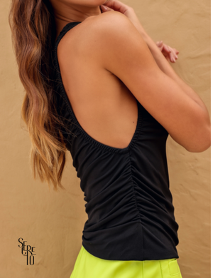 Blusa um ombro Shilly preto