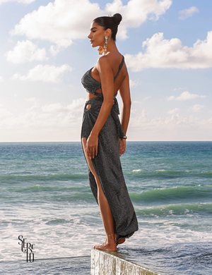 Vestido Longo Hotpant Mabell Preto