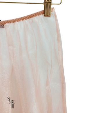 Saia Tule Minerva Rosa Claro
