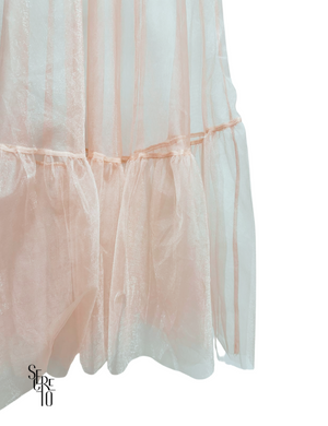 Saia Tule Minerva Rosa Claro