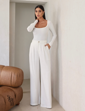 Body Manga Longa Sarah Branco