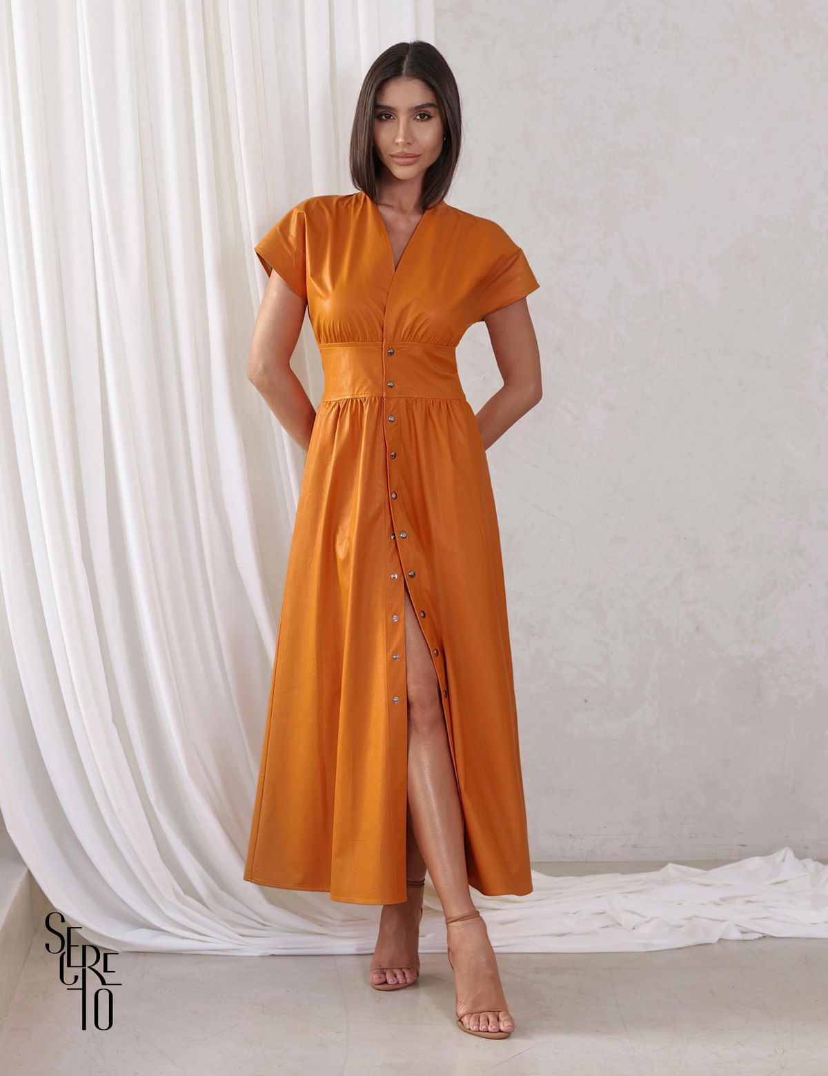 Vestido Longuete Courino Patricia Conheque