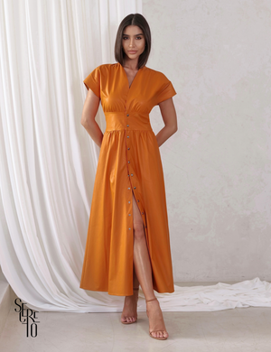 Vestido Longuete Courino Patricia Conheque