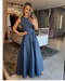 Vestido longuete Courino Genevieve Azul