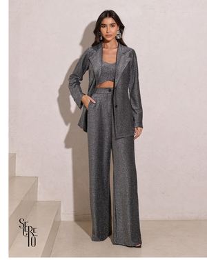 Calça Malha Terry Luciane Preto