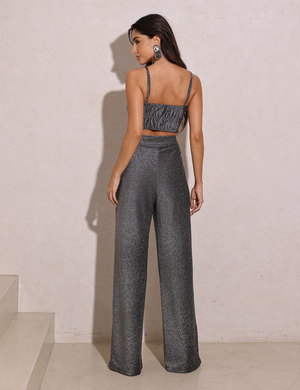 Top Malha Terry Debora Preto