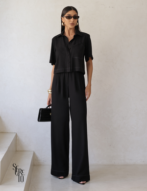 Calça Alfaiataria Julie Preto