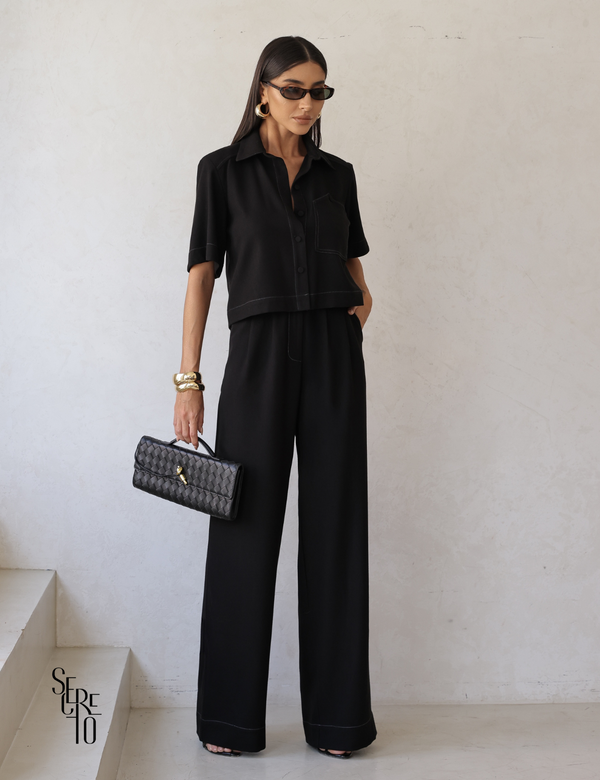 Calça Alfaiataria Julie Preto