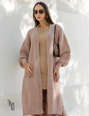 Max Cardigan Alice Rosê
