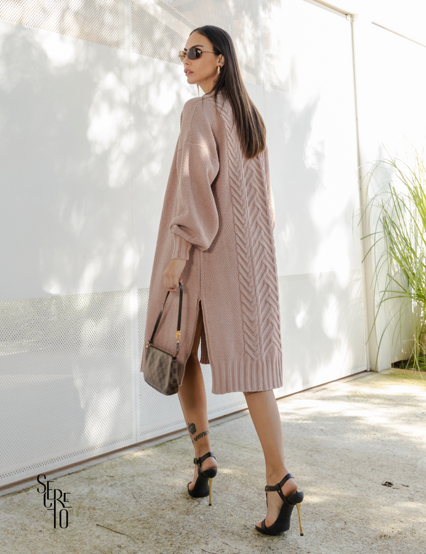 Max Cardigan Alice Rosê