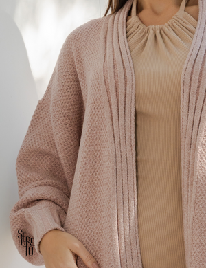 Max Cardigan Alice Rosê