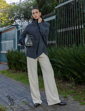 Calça Alfaiataria Jussara Bege