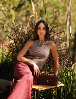 Regata Canelada Mari Marrom