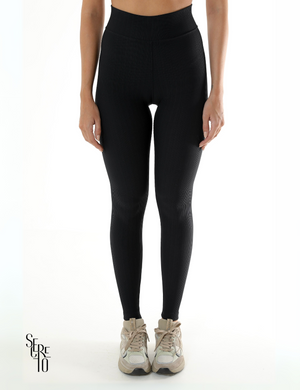 Calça Legging Canelada Barbara Preto