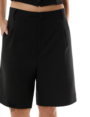 Bermuda Alfaiataria Aida Preto