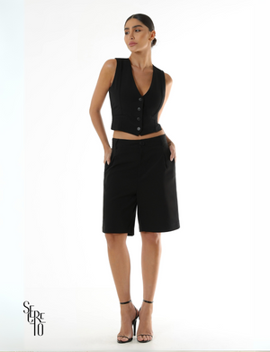 Colete Alfaiataria Georgea Preto