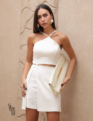 Macaquinho Detalhe de argola Ludimila Branco