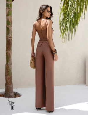 Conjunto Alfaiataria Marant Betina Capuccino