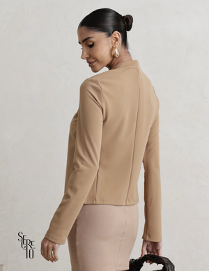 Blazer Estruturado Feminino Carla Caramelo