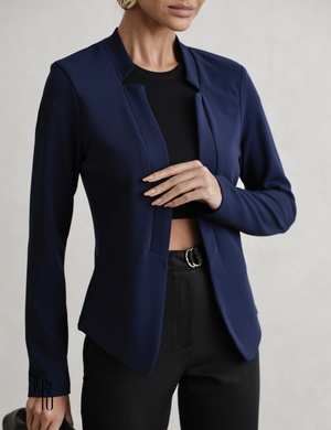 Blazer Estruturado Feminino Carla Azul Marinho